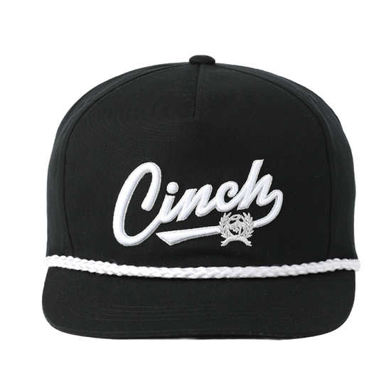 Cinch Men's Flexfit Rope Black Snapback Poplin Golf Hat MCC0600208