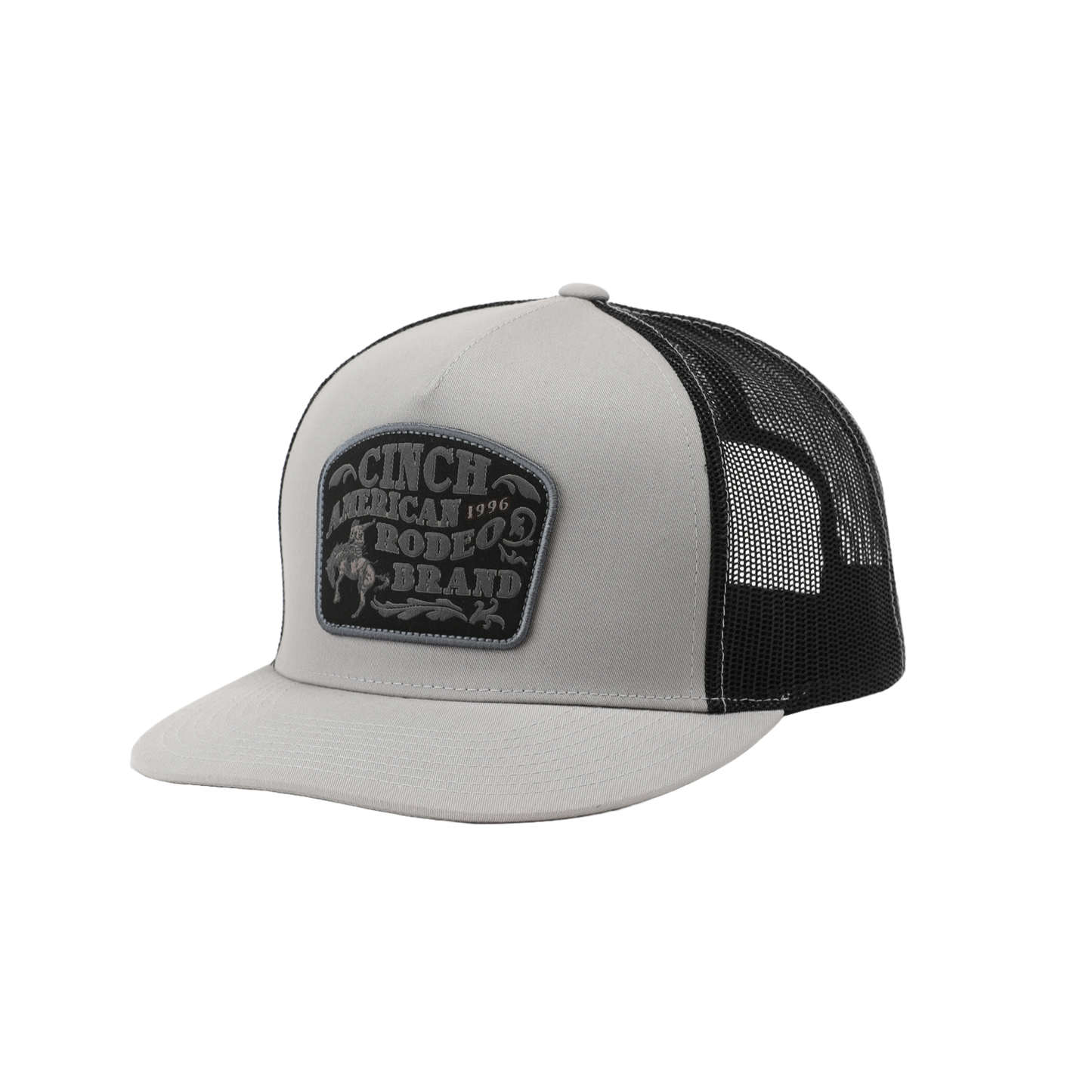Cinch Men's Grey American Rodeo Brand Trucker Hat MCC0600603