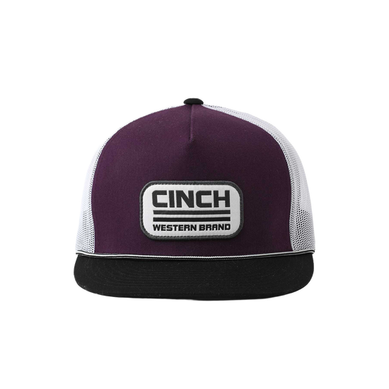 Cinch Men's Multicolor Purple Logo Patch Trucker Cap MCC0600605