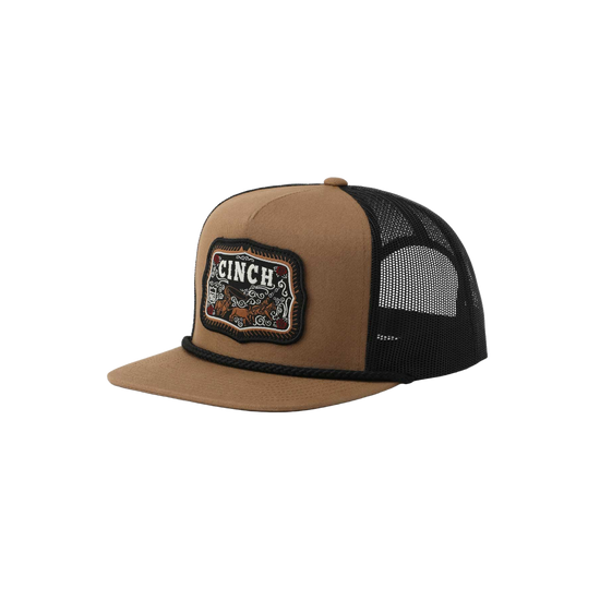 Cinch Men's Western Graphic Brown Trucker Cap MCC0600607