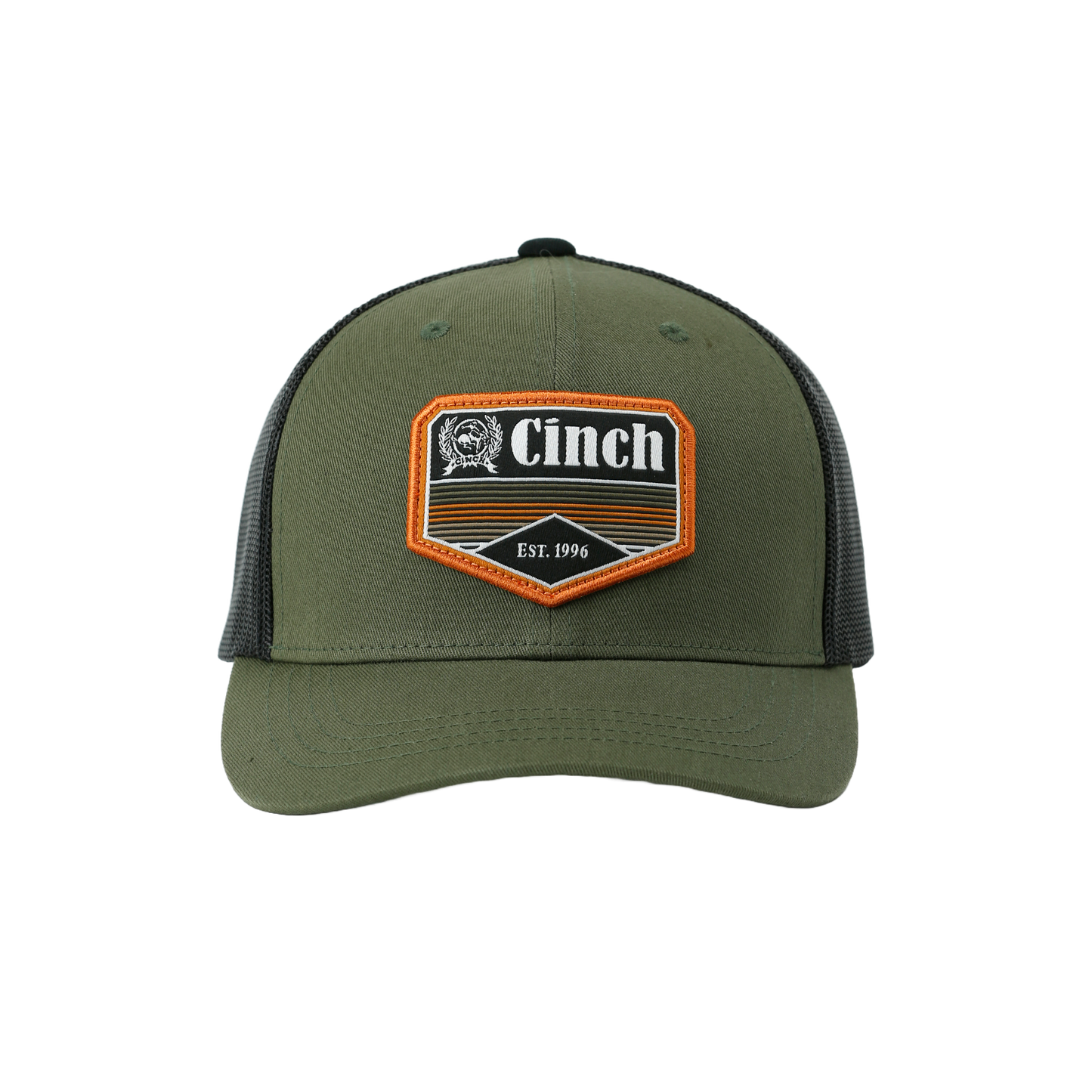 Cinch Men's Olive Green Trucker Cap MCC0660632