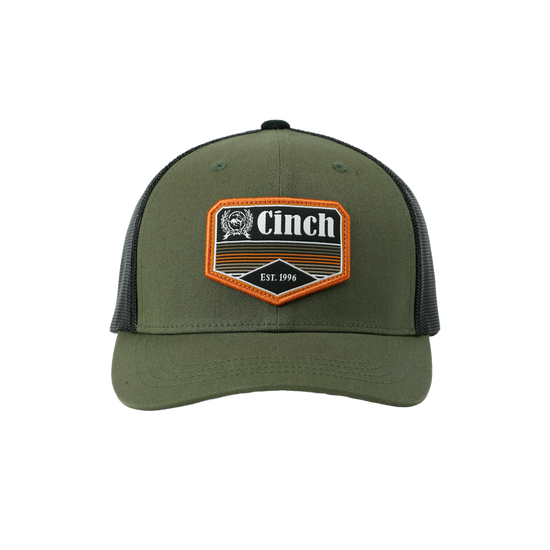 Cinch Men's Olive Green Trucker Cap MCC0660632