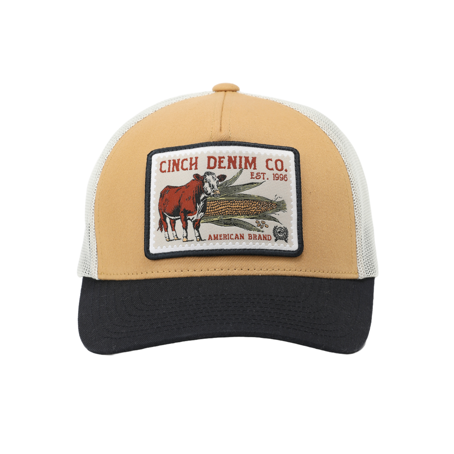 Cinch Men's 5-Panel Gold Snapback Hat MCC0660639