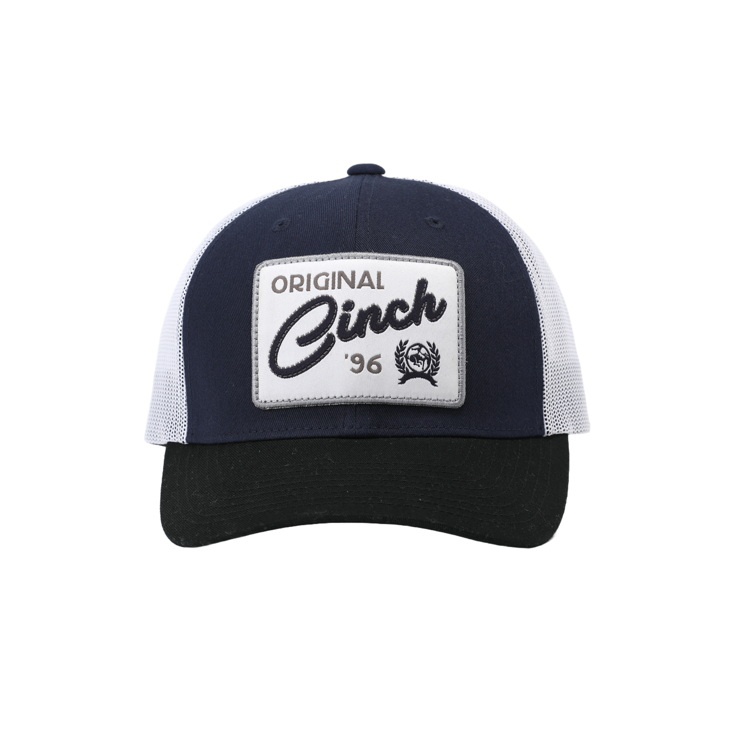 Cinch Men's Navy Original Logo Patch Trucker Hat MCC0660640