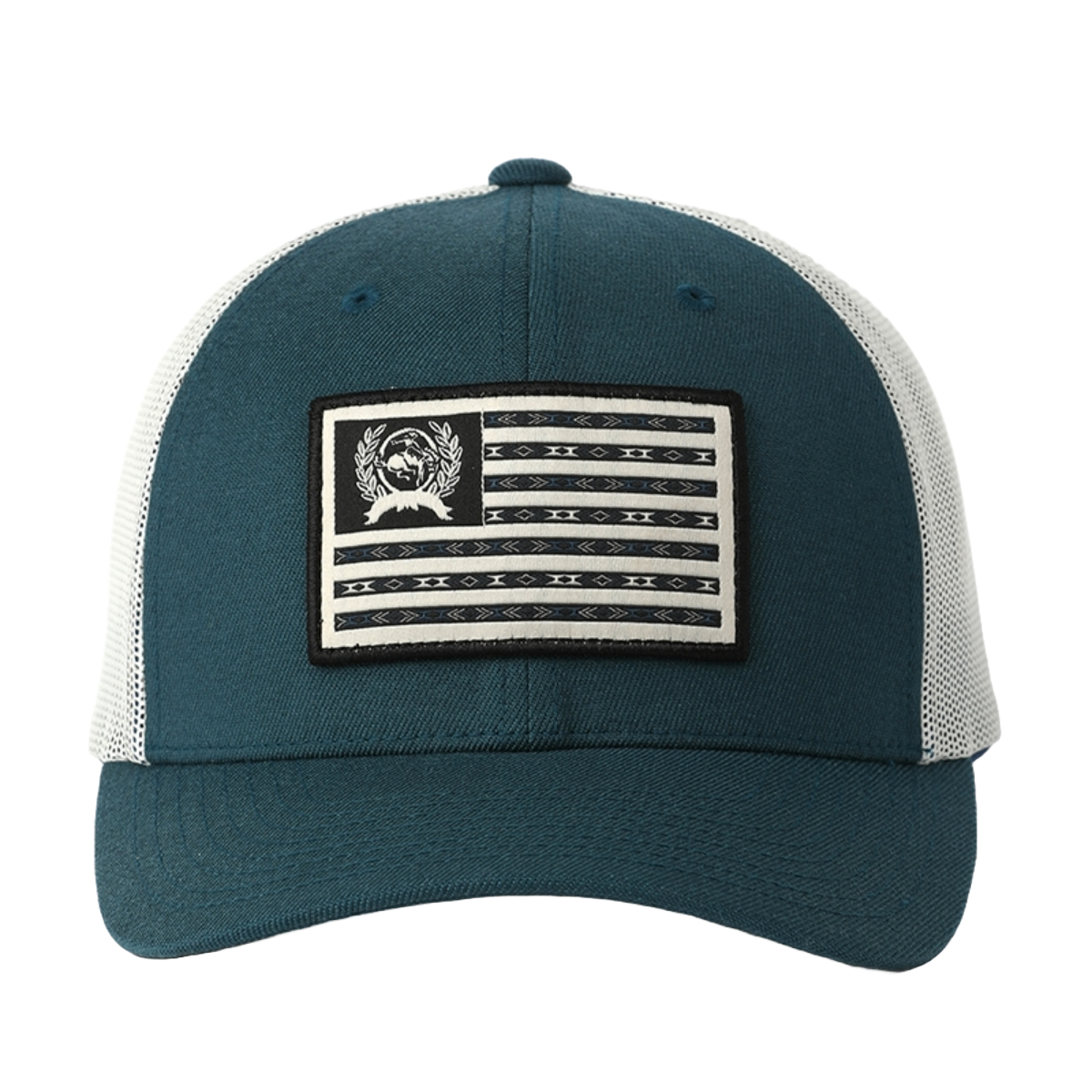Cinch Men's Flexfit® Logo Patch Blue Trucker Cap MCC0660643