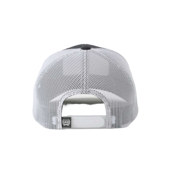 Cinch Men's Grey & White Logo Patch Trucker Cap MCC0660644