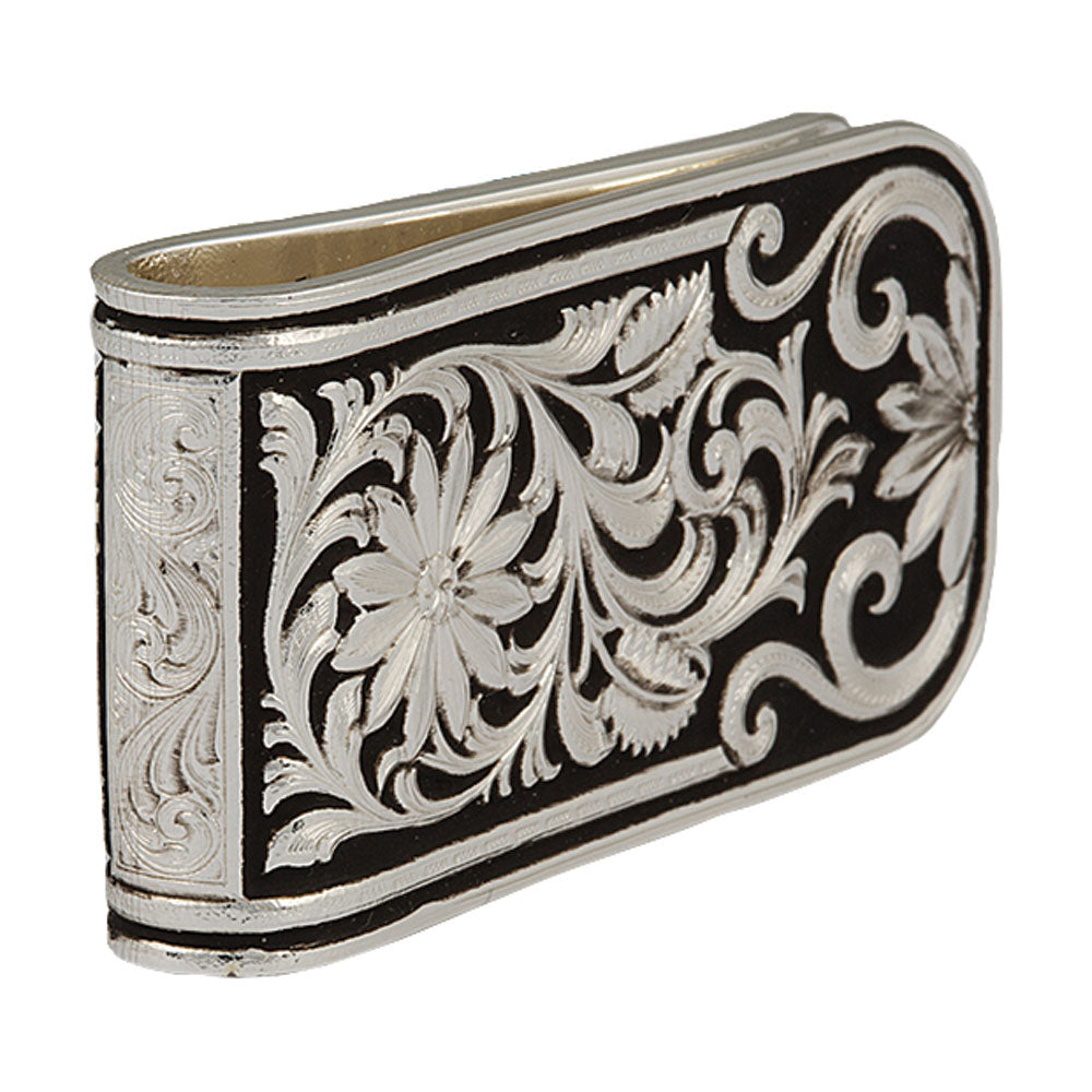 Montana Silversmiths LeatherCut Bitterroot Money Clip MCL27