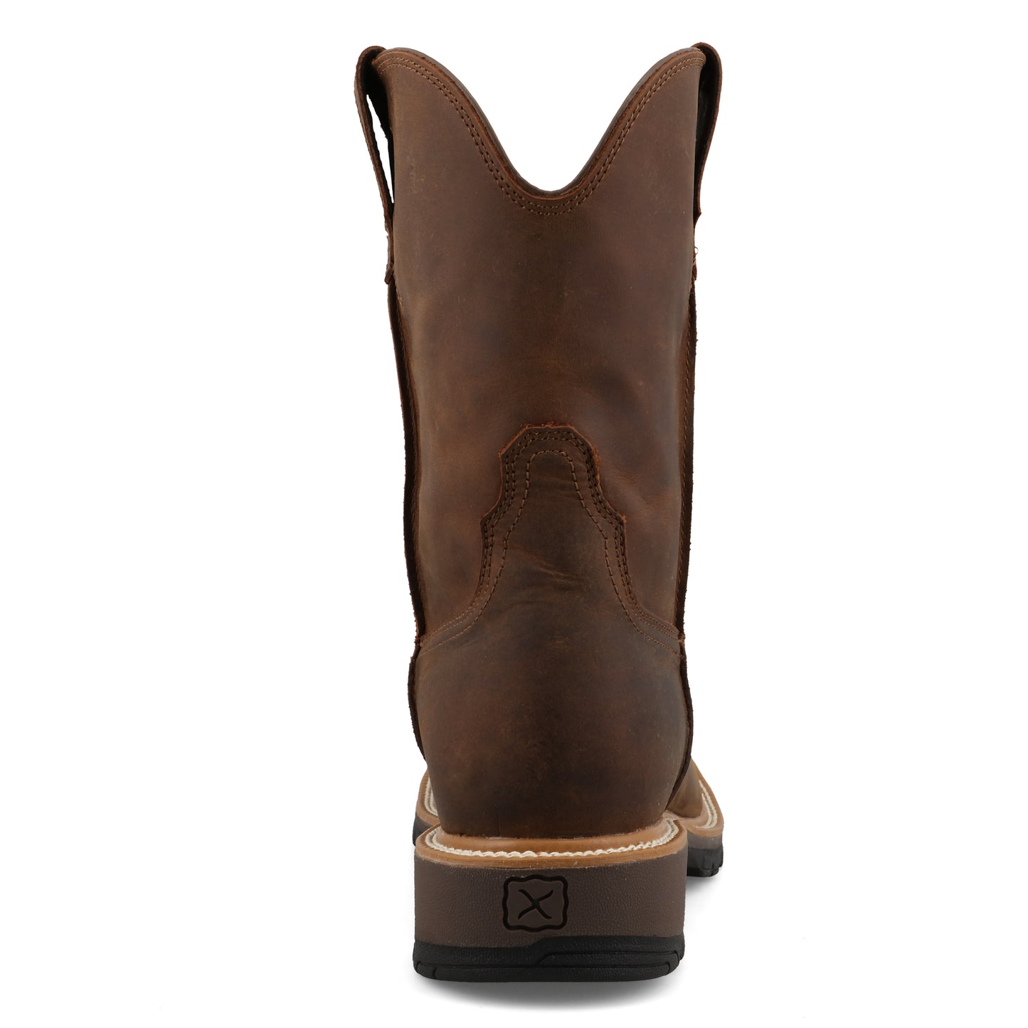 Twisted X Men's Dark Brown 10" Cowboy Work Boot MCW0011