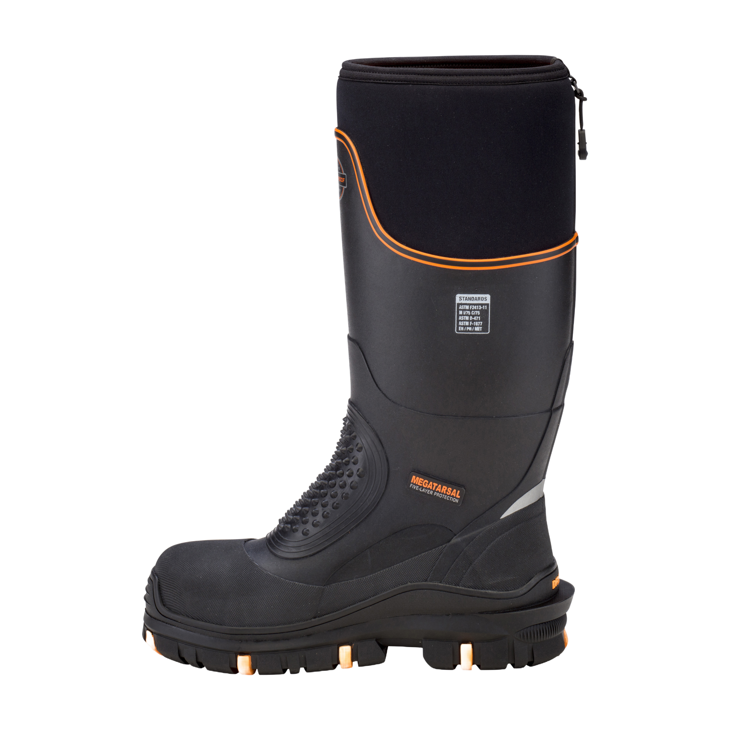 Dryshod Men's Megatar Extreme Protection Steel Toe Work Boots MEG-MH-BK