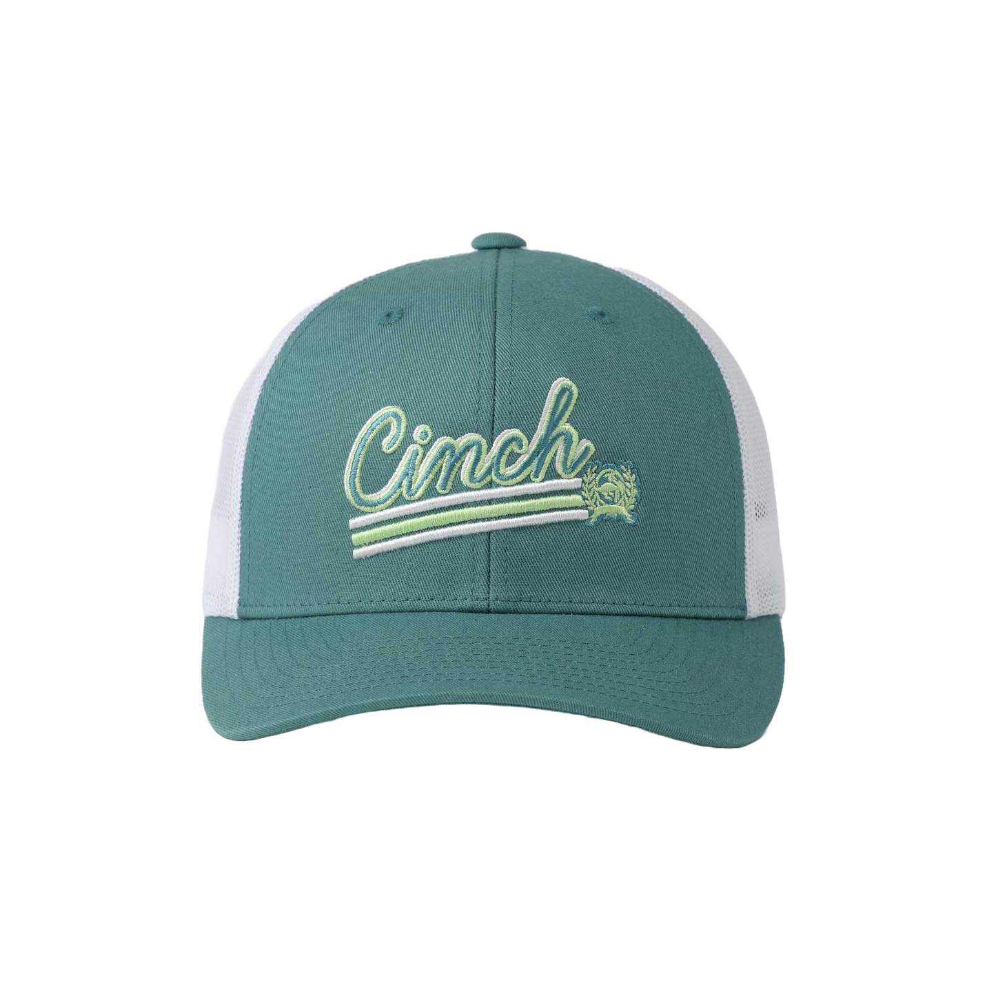 Cinch Ladies Blue Embroidered Logo Trucker Hat MHC7901012