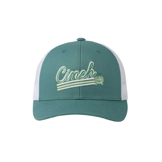 Cinch Ladies Blue Embroidered Logo Trucker Hat MHC7901012