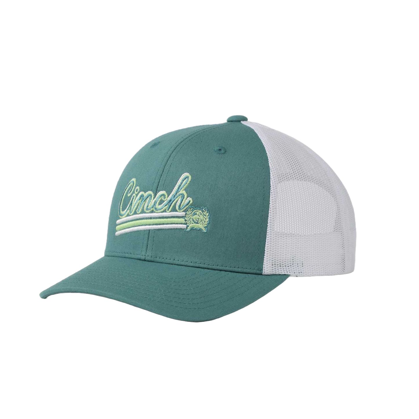 Cinch Ladies Blue Embroidered Logo Trucker Hat MHC7901012