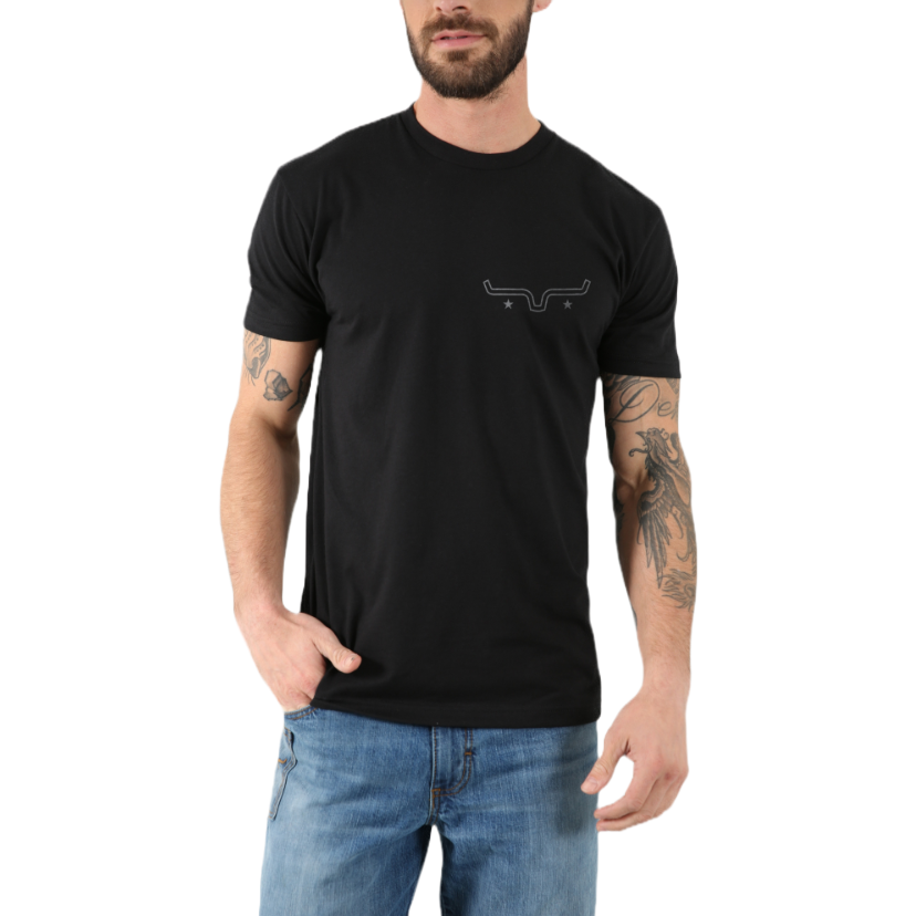 Kimes Ranch American Bullseye Graphic Black T-Shirt MSH0000019-BK001