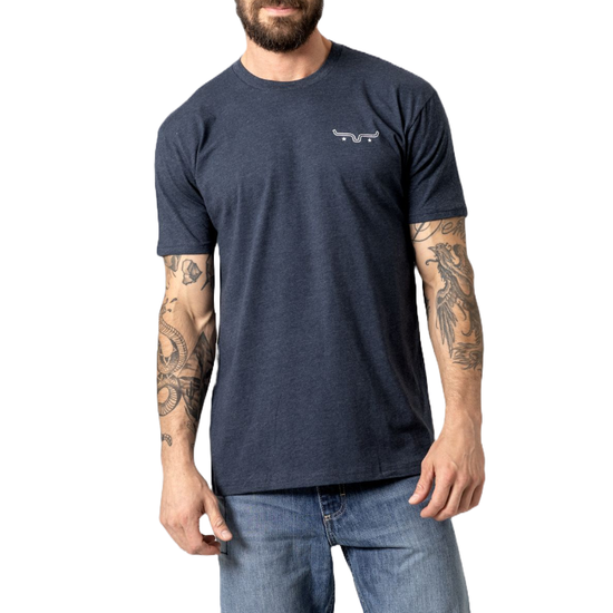 Kimes Ranch Men's American Bullseye Graphic Midnight Navy T-Shirt MSH0000019-BL002