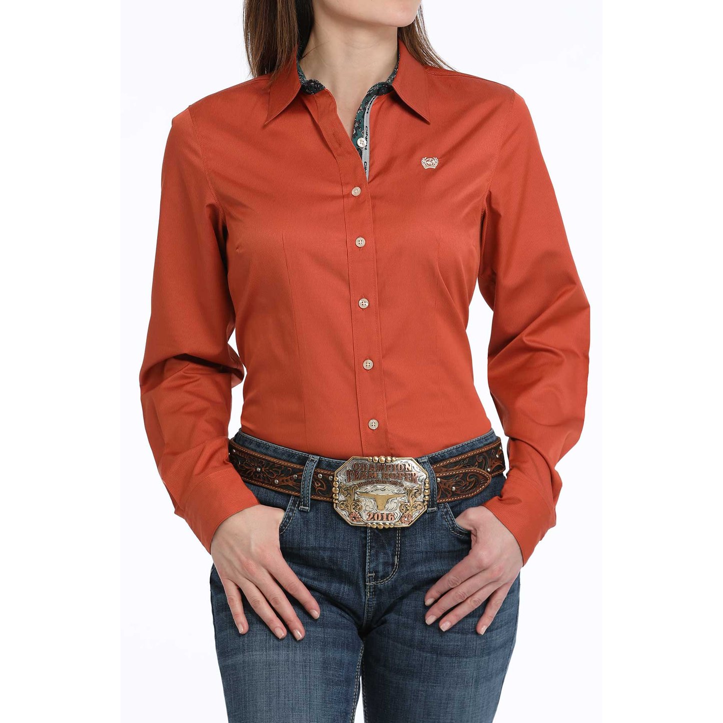 Cinch Ladies Copper Button Down Shirt MSW9165063
