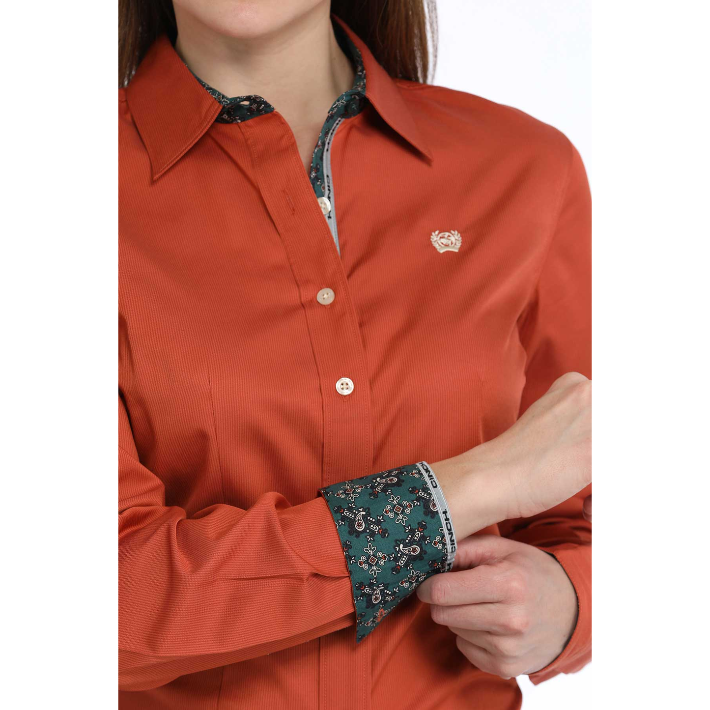 Cinch Ladies Copper Button Down Shirt MSW9165063