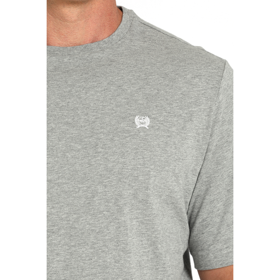 Cinch Men's Logo Solid Grey T-Shirt MTK1650002