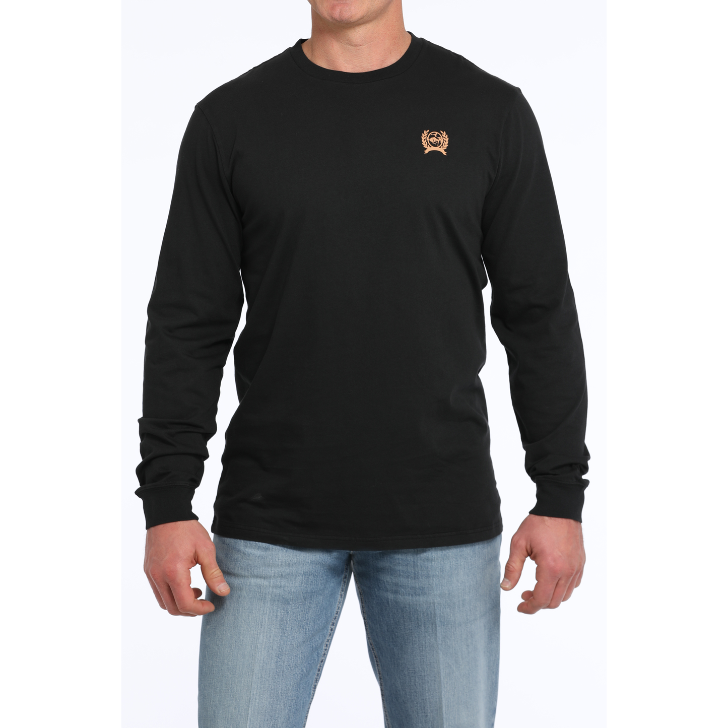 Cinch Men's Black Shootin' From The Hip Long Sleeve T-Shirt MTK1721016