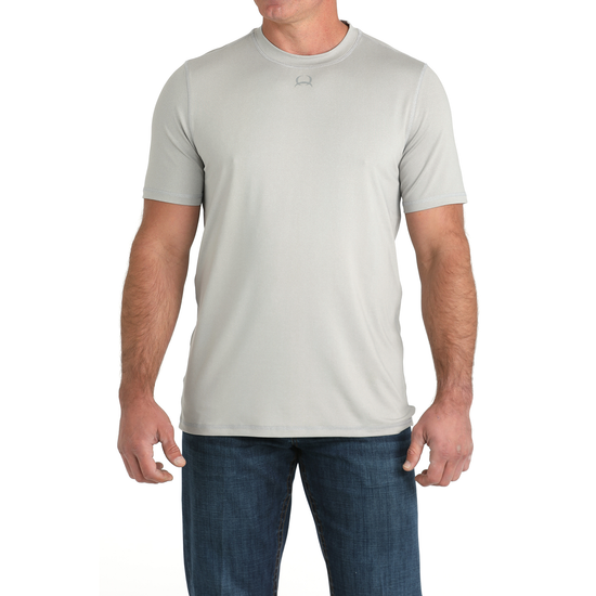 Cinch Men's Grey Arena Flex Athletic Base Layer Shirt MTK1730026