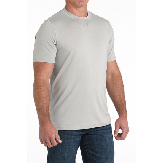 Cinch Men's Grey Arena Flex Athletic Base Layer Shirt MTK1730026