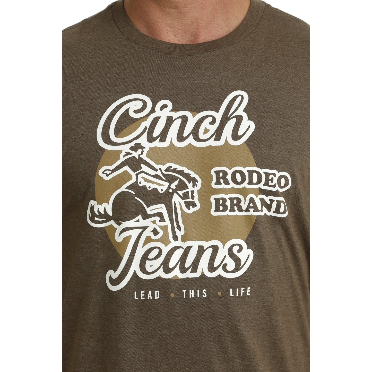 Cinch Men's Rodeo Brand Brown Graphic T-Shirt MTT1690613