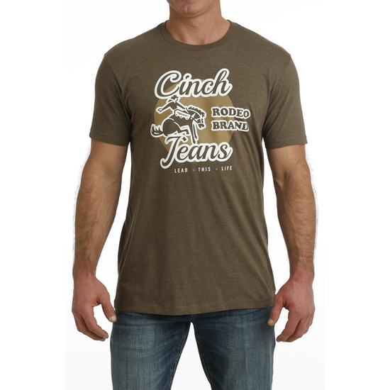 Cinch Men's Rodeo Brand Brown Graphic T-Shirt MTT1690613