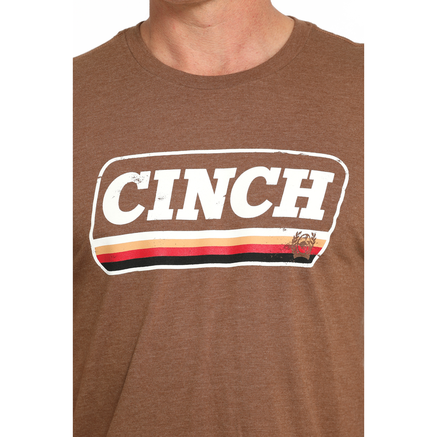 Cinch Men's Brown Logo Graphic Short Sleeve T-Shirt MTT1690648