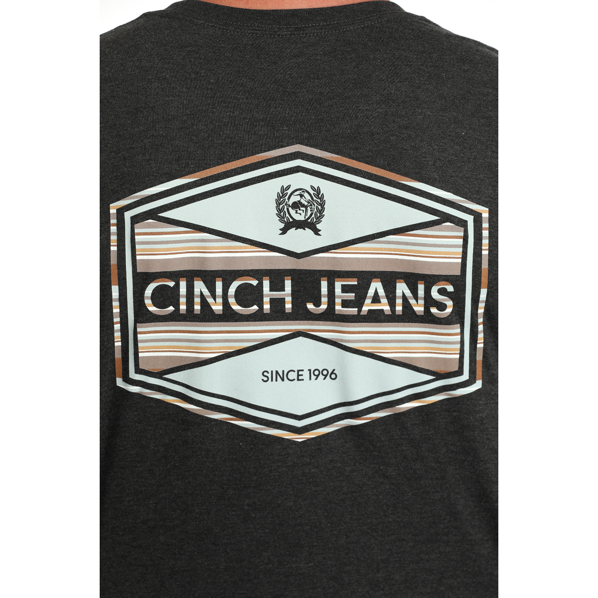 Cinch Men's Black Logo Graphic Short Sleeve T-Shirt MTT1690671