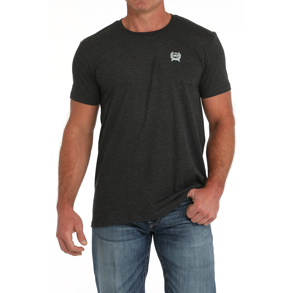 Cinch Men's Black Logo Graphic Short Sleeve T-Shirt MTT1690671