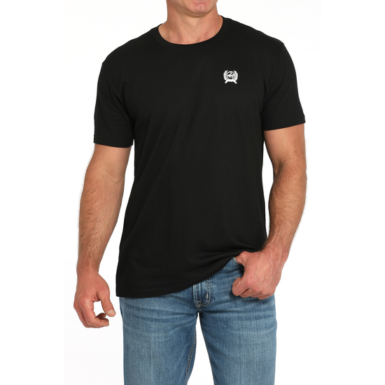 Cinch Men's Lead This Life Logo Black Graphic T-Shirt MTT1690679