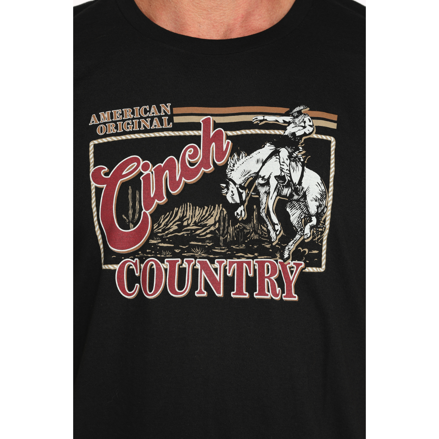 Cinch Men's Western Logo Graphic Black T-Shirt MTT1690687