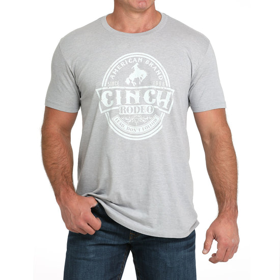 Cinch Men's Light Grey Rodeo Graphic T-Shirt MTT1690698