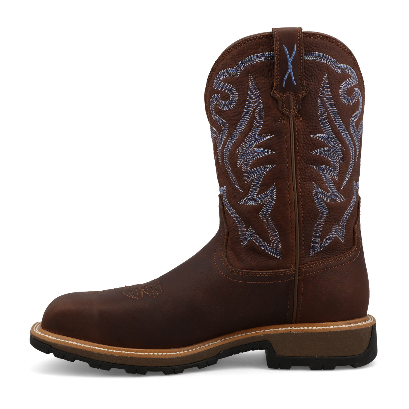 Icon Ultrflite Rizz Twisted X Men's UltraLite X™ Hickory Brown Nano Toe Waterproof Work Bo