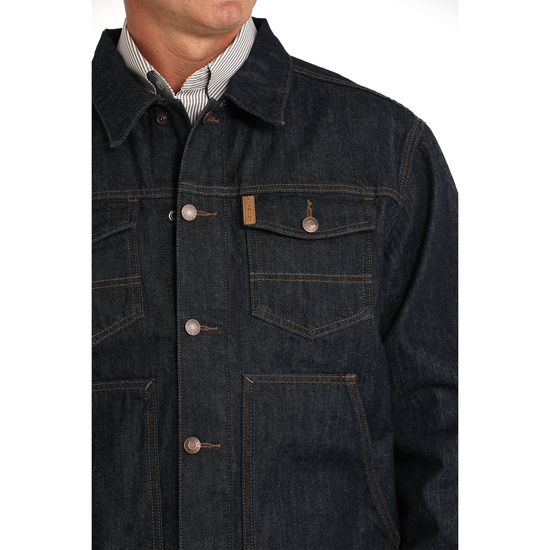 Cinch Men's Indigo Wash Button Down Denim Jacket MWJ1905001