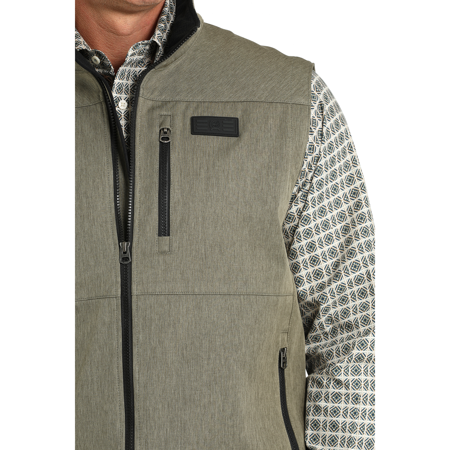Cinch Men's Olive Bonded Vest MWV1515021