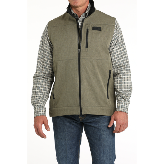 Cinch Men's Olive Bonded Vest MWV1515021