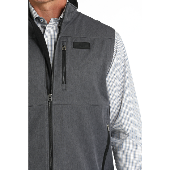 Cinch Men's Bonded Softshell Waffle Back Vest MWV1515022