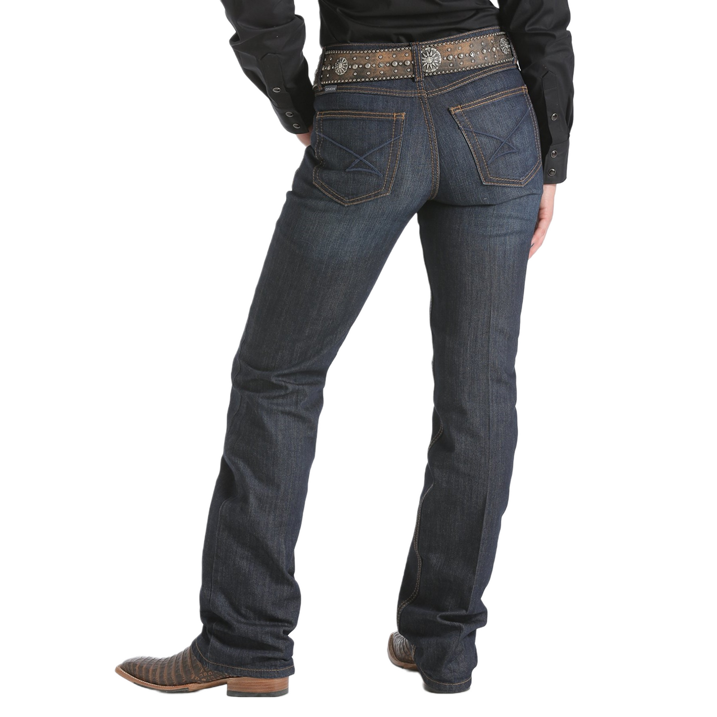 Cinch Ladies Slim Fit Jenna Performance Rise Boot Cut Jeans MJ80153071