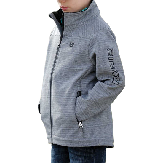 Cinch Children's Bonded Logo Grey Jacket MWJ5070001