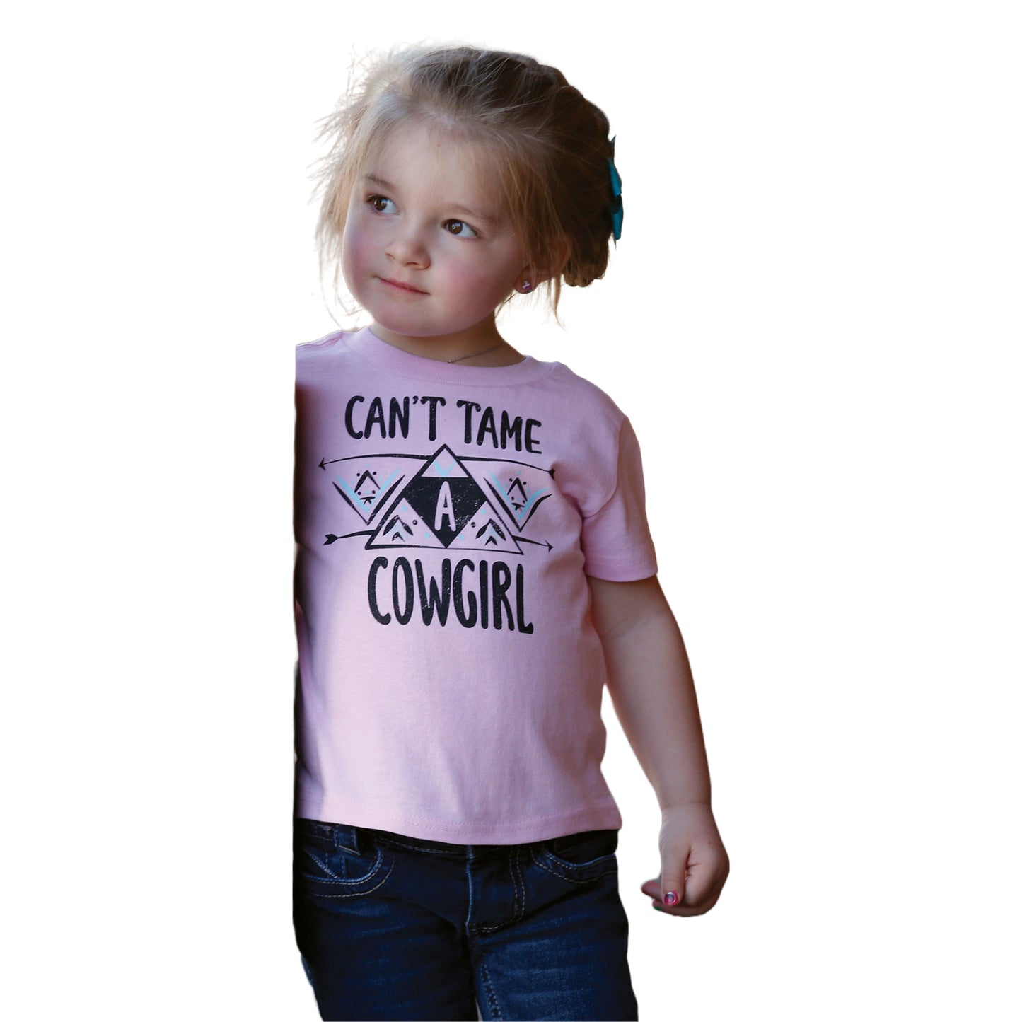 Cruel Denim Toddler Can't Tame A Cowgirl Pink T-Shirt CTT6851025