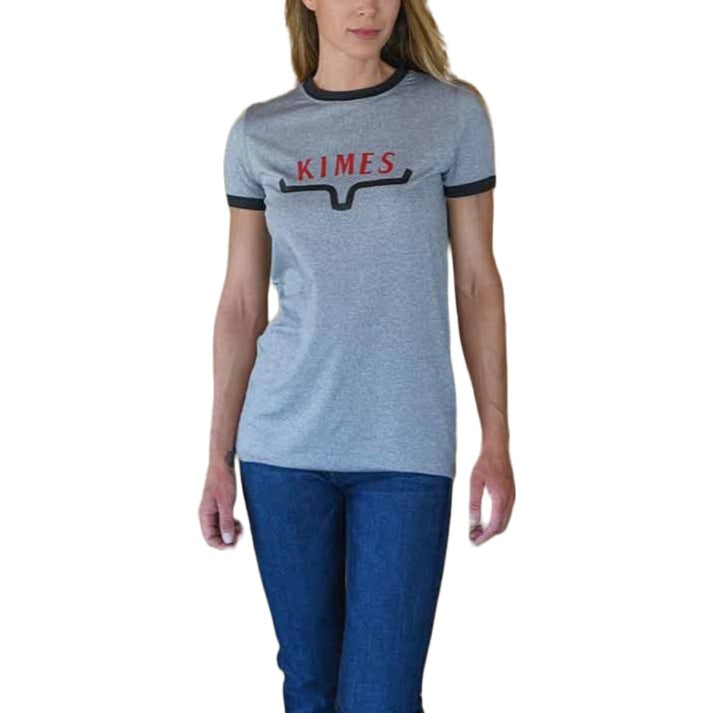 Kimes Ranch Ladies Fast Kimes Tech Grey Short Sleeve T-Shirt FAST-GRY