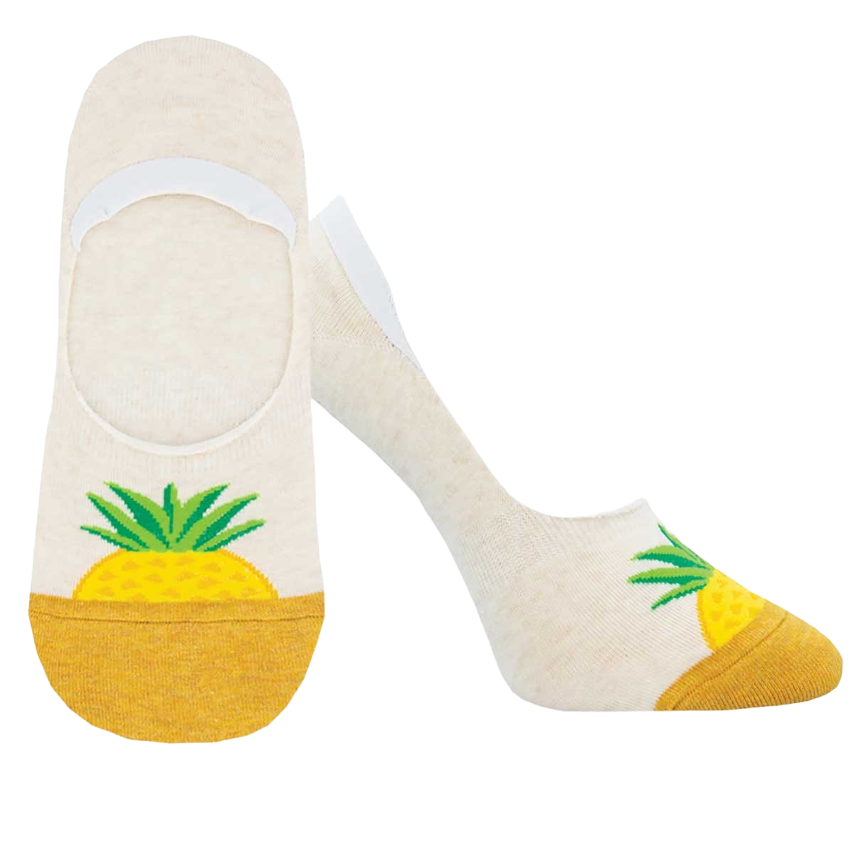 SockSmith Ladies Pineapple Ivory Heather Liner Socks WNL2309-HIV