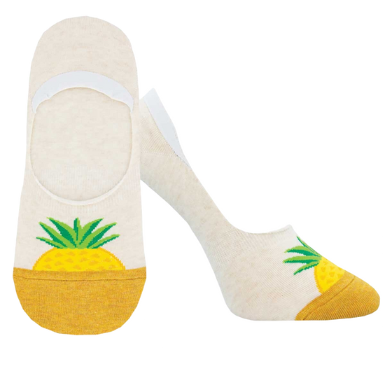 SockSmith Ladies Pineapple Ivory Heather Liner Socks WNL2309-HIV