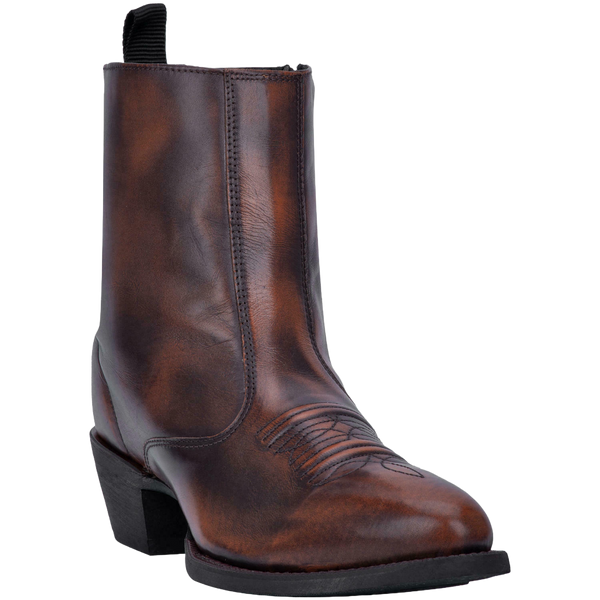 Laredo Men's Fletcher Tan Leather Ankle Boots 62074