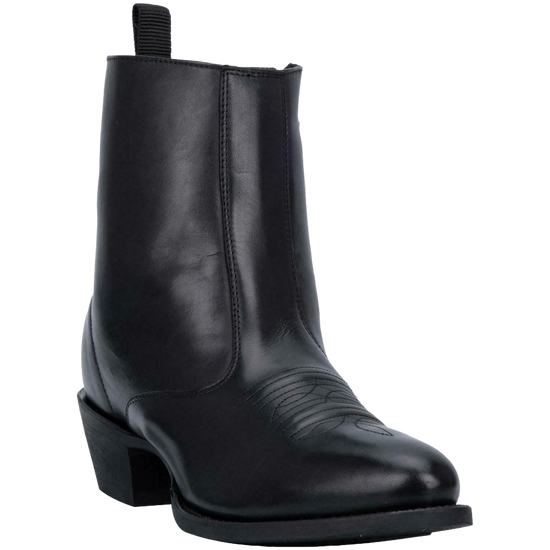 Laredo Men's Fletcher Black Leather Ankle Boots 62070
