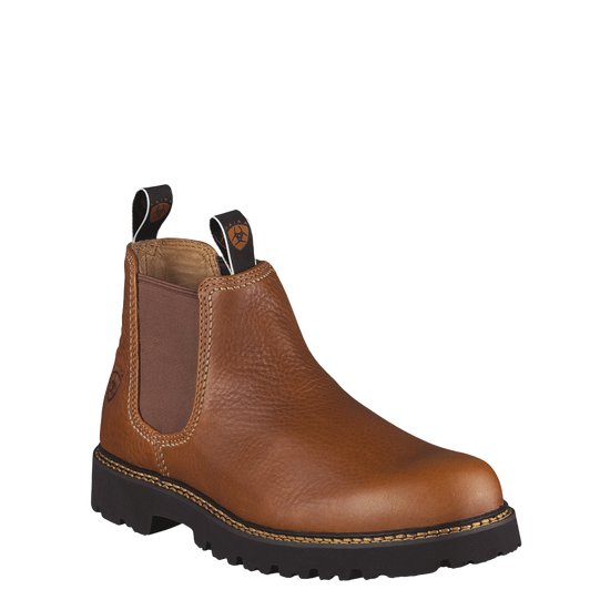 Ariat Men's Spot Hog Peanut Brown Round Toe Boots 10002531