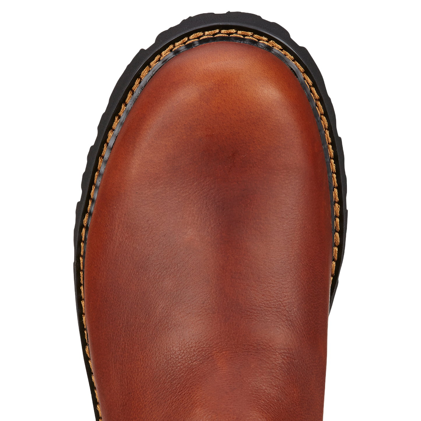 Ariat Men's Spot Hog Peanut Brown Round Toe Boots 10002531