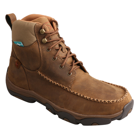 Load image into Gallery viewer, Twisted X Men&amp;#39;s Distressed Saddle Brown Driving Moc Boots MHKW005
