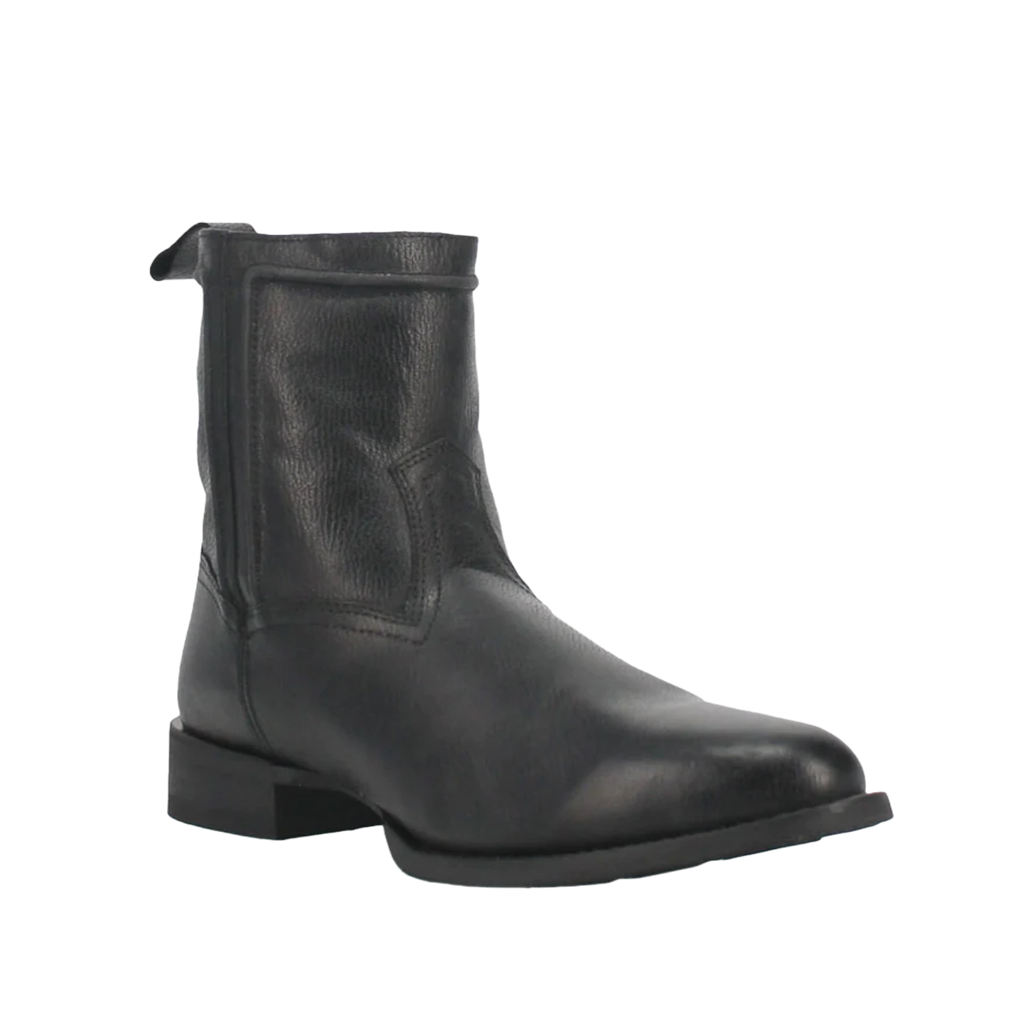 Laredo® Men's Lonnie Black Leather Ankle Boots 62080