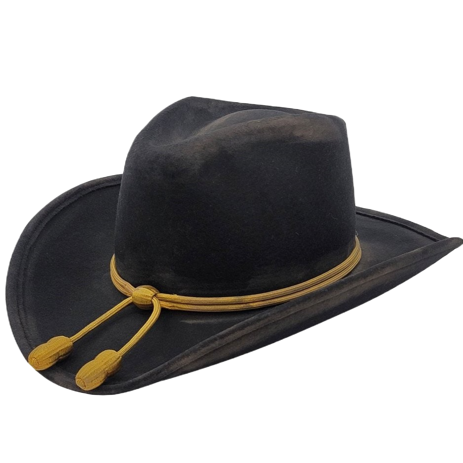 Stetson Men's John Wayne Fort Crushable Black Wool Hat SWFRTC-823407